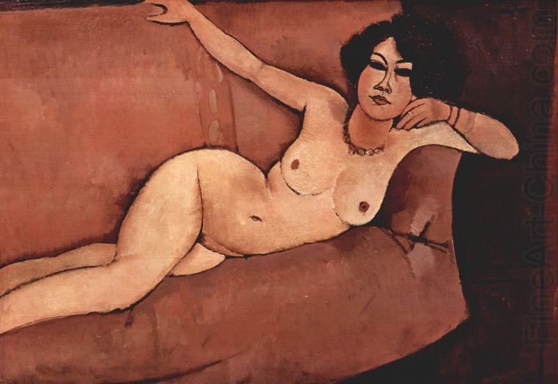 Amedeo Modigliani Akt auf Sofa china oil painting image